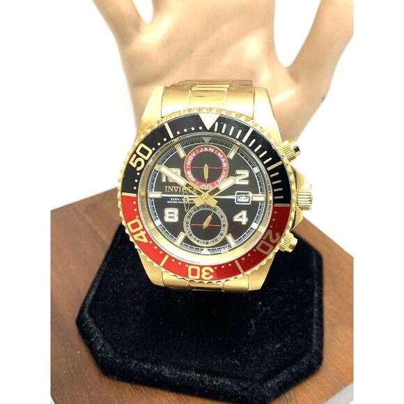 Invicta Men's Watch 18518 Pro Diver Quartz Coke Bezel Black Dial Stainless Steel - Picture 1 of 16